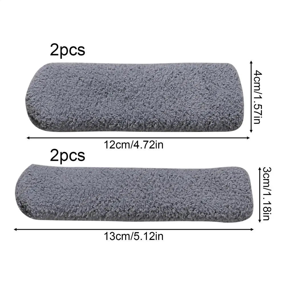 Plush Motorcycle Handlebar & Brake Lever Covers | Winter Warmers Handlebar Grip Covers SPOT Light Gray