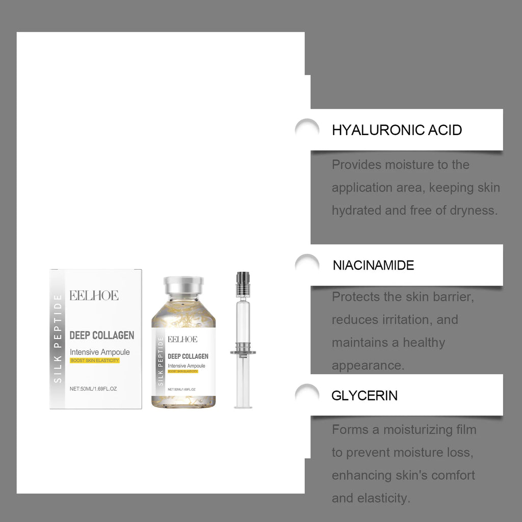 Eelhoe Silk Peptide Lifting Ampoule Face Serum 50ml Face Lifting Serum SPOT