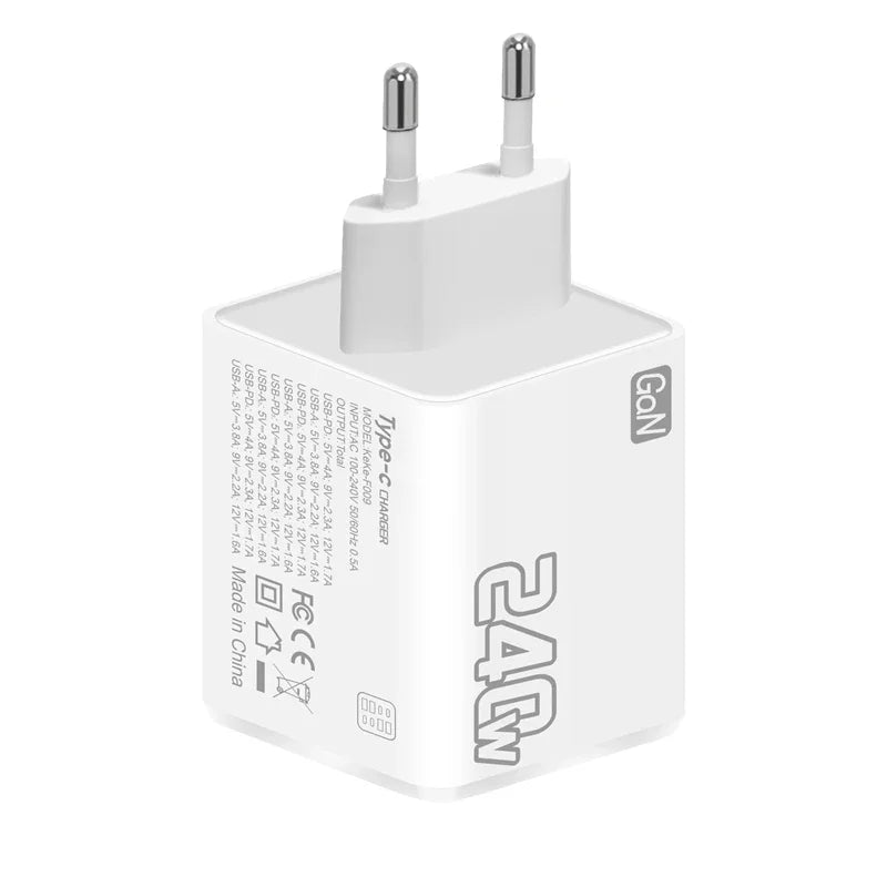 Lenovo 240W Multi-Port Charger – 4 USB + 4 Type-C Fast Charging Multi-Port Wall Charger SPOT