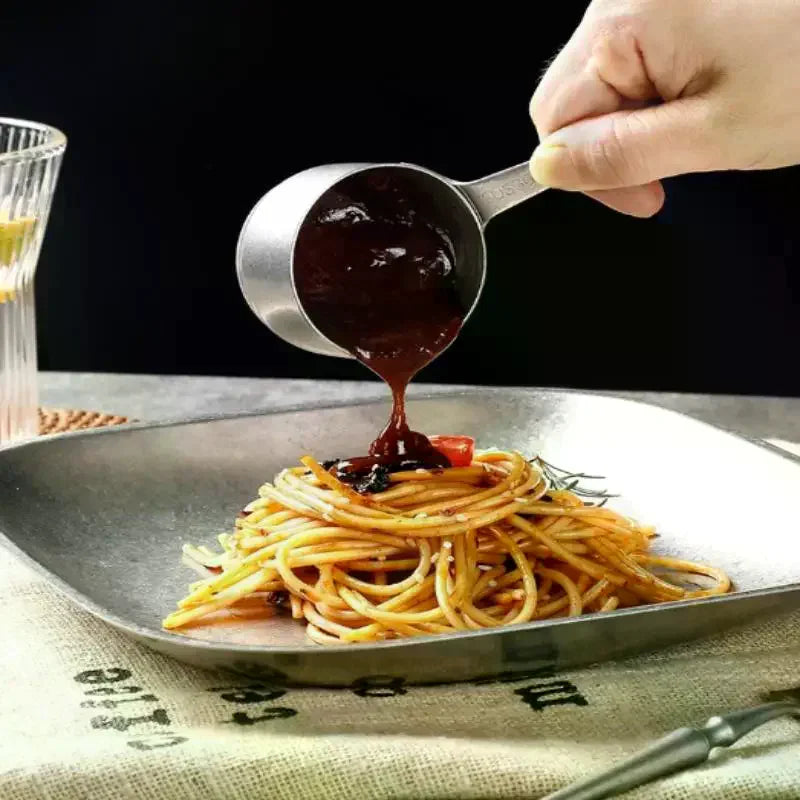 Stainless Steel Sauce Cup with Handle | Dipping & Serving Sauce Serving Cup SPOT