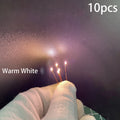 10-Pack 0805 Flashing SMD Pre-Wired Micro LEDs for DIY Models Pre-Wired SMD LEDs SPOT B