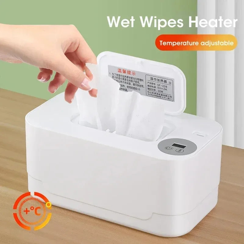 Portable Baby Wipe Warmer USB LED Display | Home & Car Baby Wipe Warmer SPOT