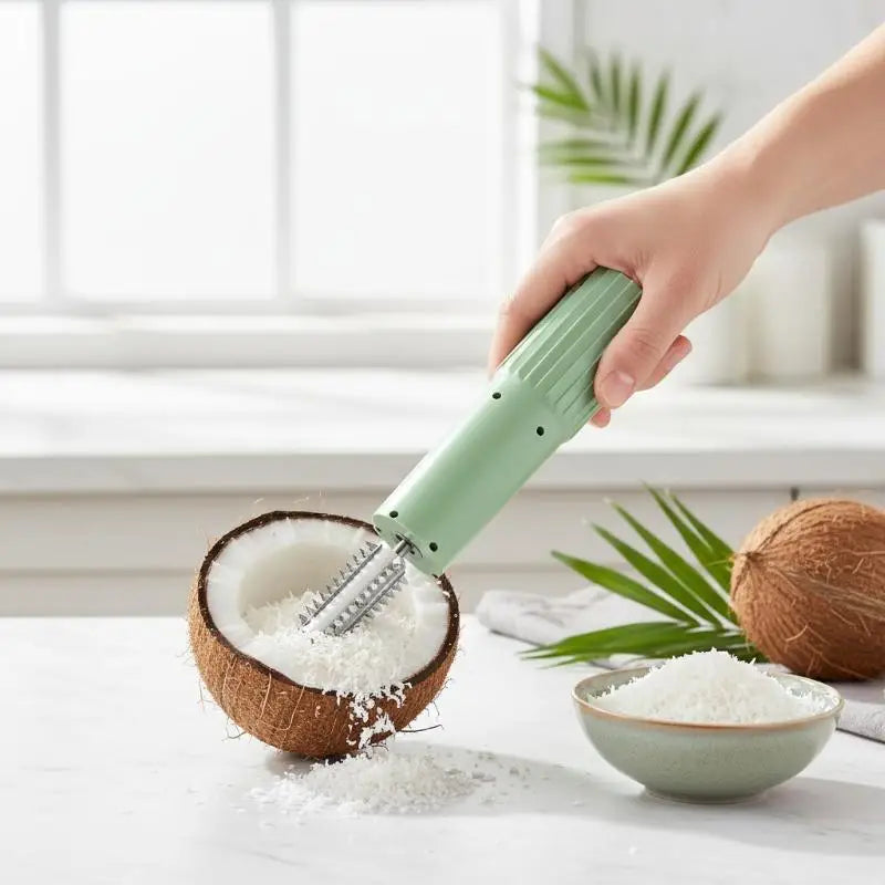 Electric Handheld Coconut Grater – Rechargeable Auto Shredder Electric Kitchen Grater SPOT