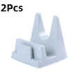 2-Pack No-Drill Pot Lid Holder – Countertop Kitchen Organizer Pot Lid Holder SPOT 2PCS Blue