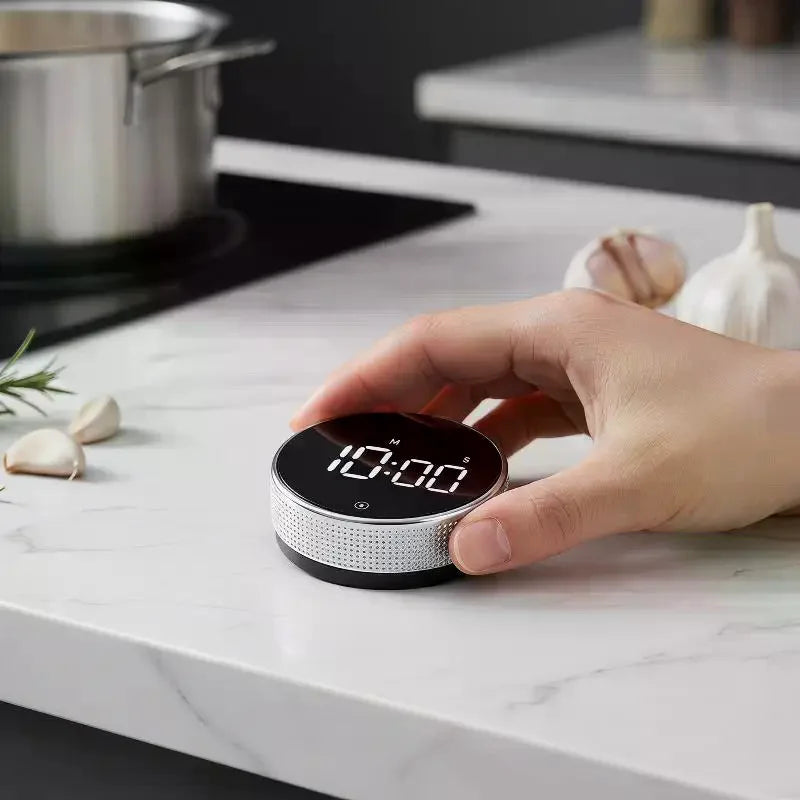 Magnetic Digital Kitchen Timer – Rotary Countdown & Stopwatch Kitchen Timer SPOT