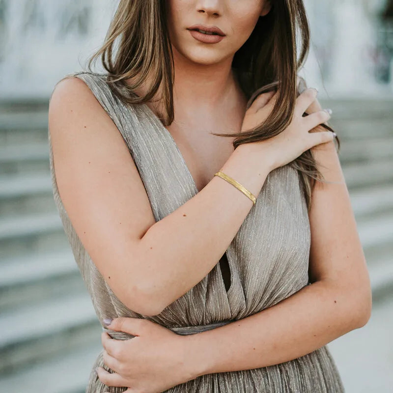 Herringbone Link Chain Bracelet – Dainty Gold Stacking Bracelet Chain Link Bracelet SPOT