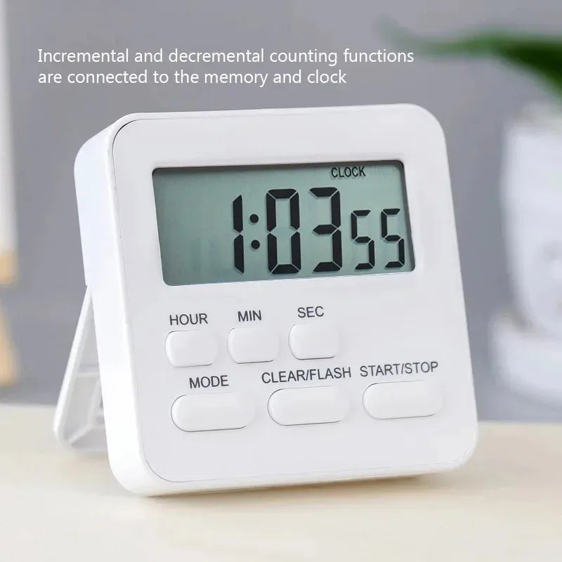 LCD Digital Kitchen Timer – Countdown, Clock & Stopwatch Digital Kitchen Timer SPOT