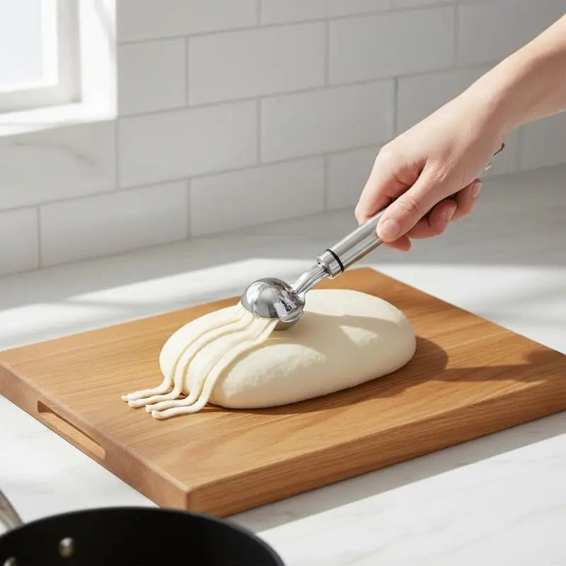 Stainless Steel Noodle Slicer – Wide & Thin Noodle Knife Noodle Slicer Knife SPOT