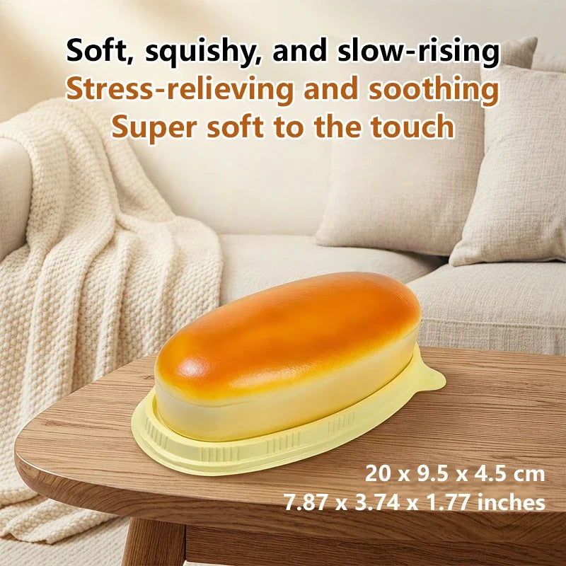 Toast Bread Squishy Toy – Soft Slow Rising Cheese Fidget Squishy Fidget Toy SPOT