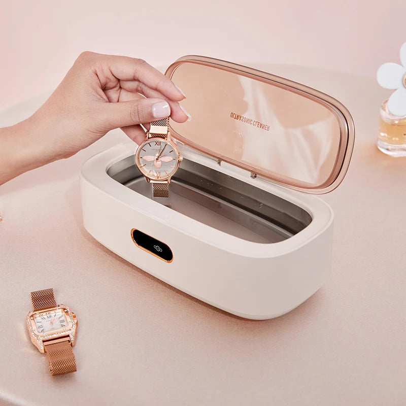 Portable 45kHz Ultrasonic Cleaner – Jewelry, Glasses | 300ml Ultrasonic Cleaner SPOT