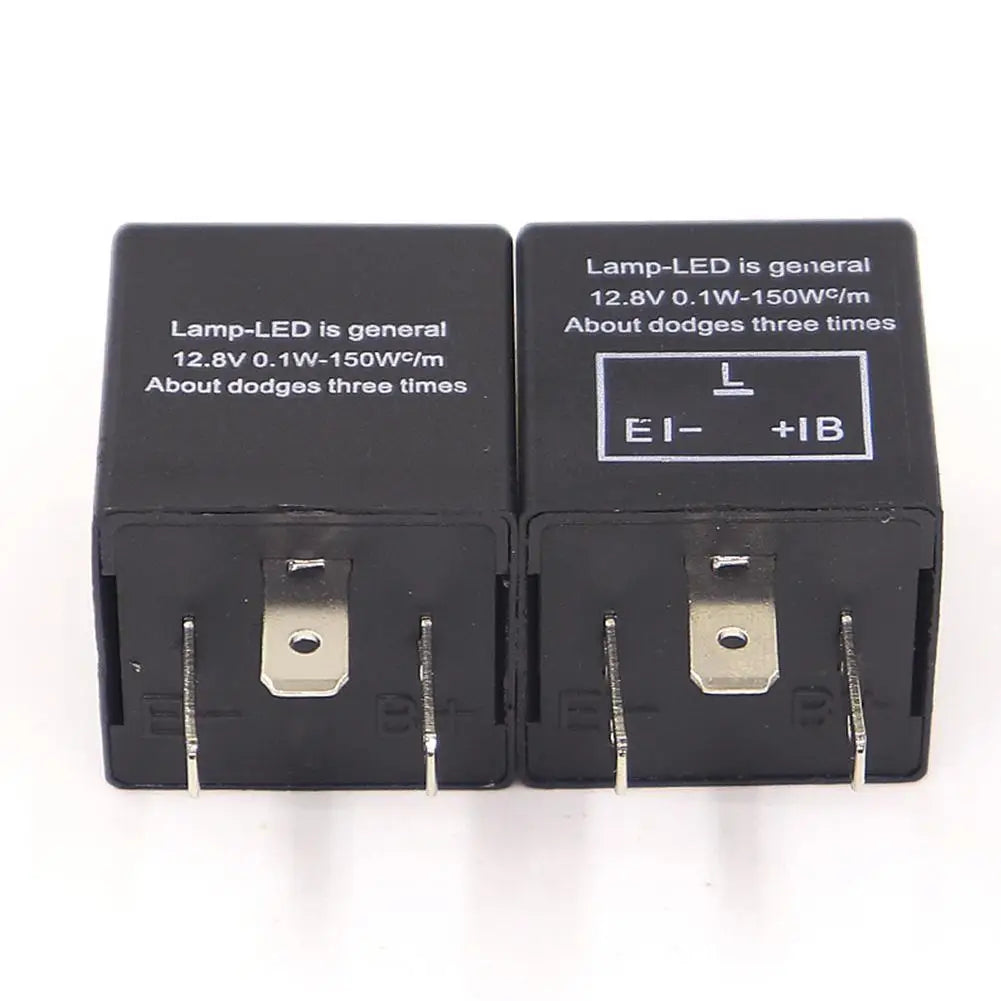 12V 3-Pin Adjustable LED Flasher Relay – Motorcycle Turn Signal LED Flasher Relay SPOT