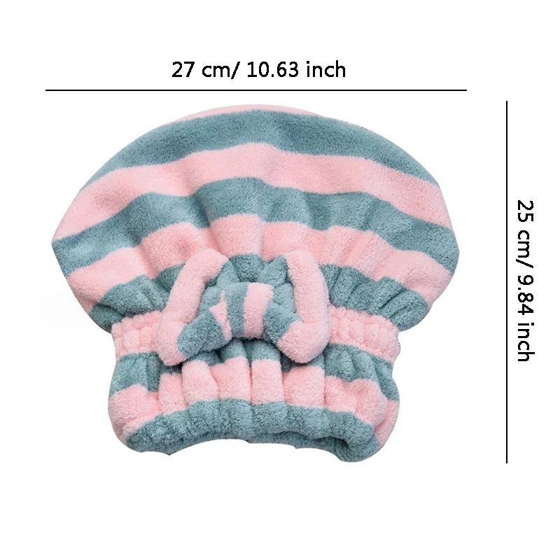 Quick-Drying Hair Towel Cap – Super Absorbent Hair Bonnet Hair Towel Cap SPOT