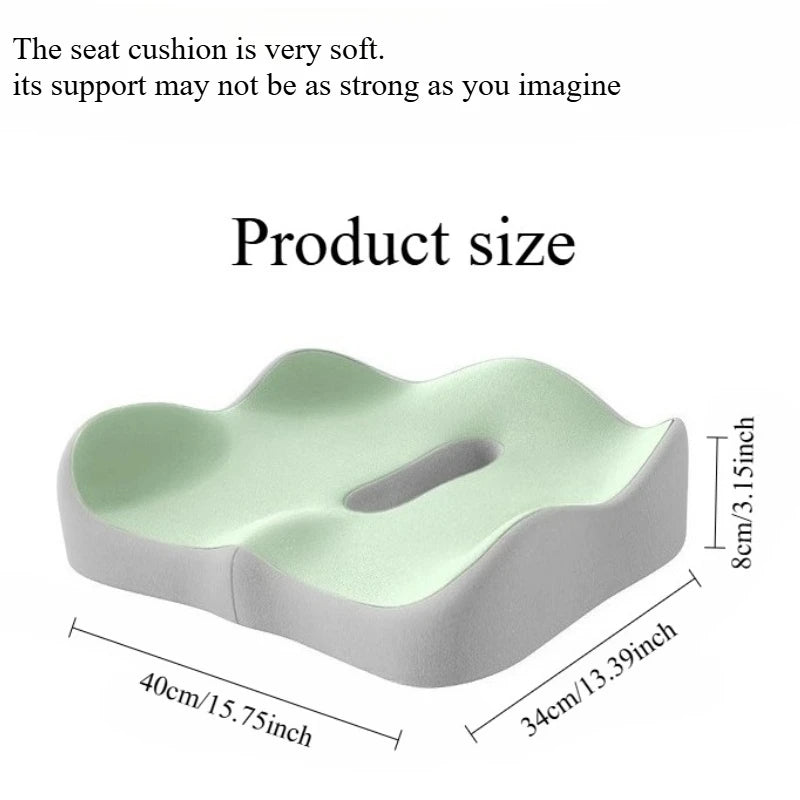 Memory Foam Seat Cushion – Ergonomic Chair Pad, Car & Office Memory Foam Cushion SPOT