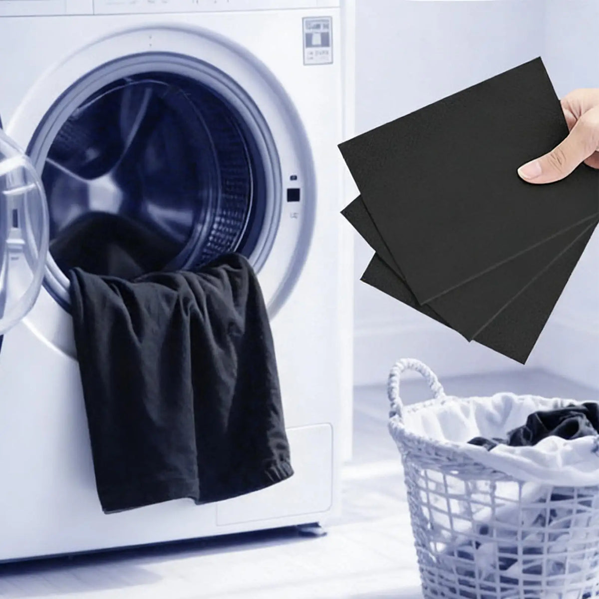 Black Fabric Dye Sheet – Color Restorer for Dark Clothes Fabric Dye Sheet SPOT