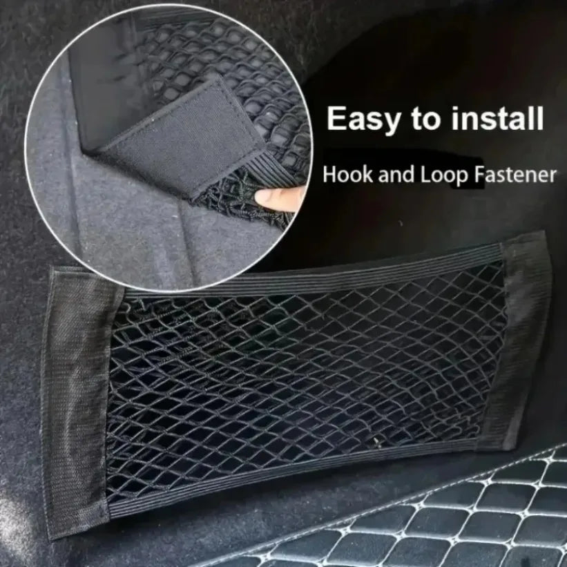 Car Trunk Elastic Mesh Net Bag – Stretchable Cargo Organizer Car Cargo Net SPOT