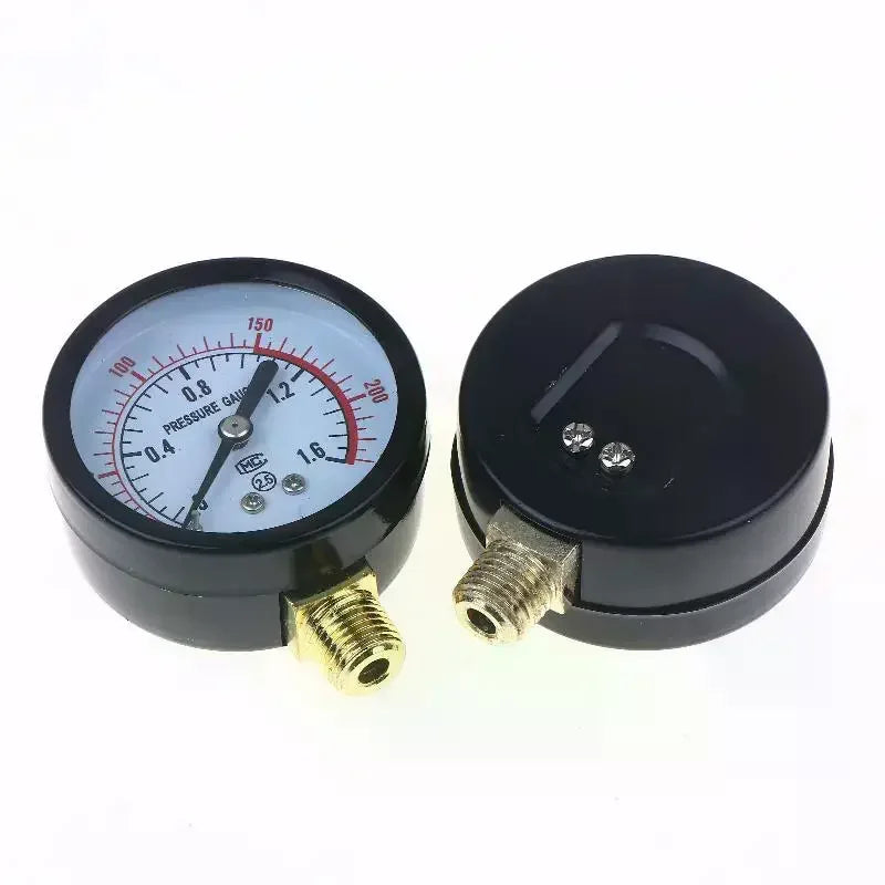 Air Pressure Gauge 0-10/12/25 Bar – Hydraulic DIY Tool Pressure Gauge SPOT
