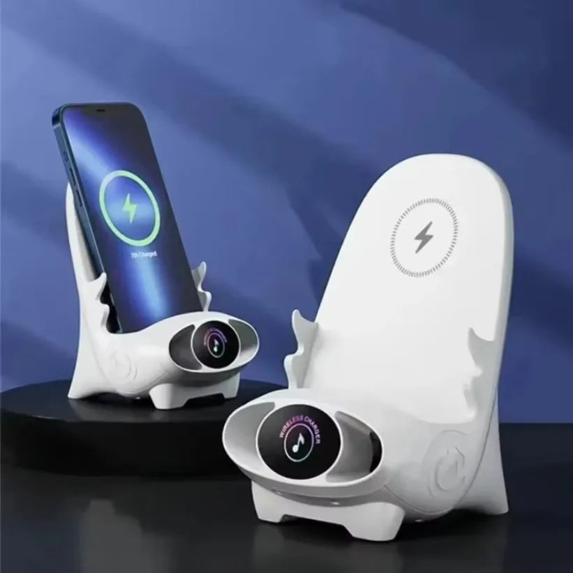 VIKEFON Magnetic Wireless Charger Stand – Mini Chair 15W Wireless Charger Stand SPOT