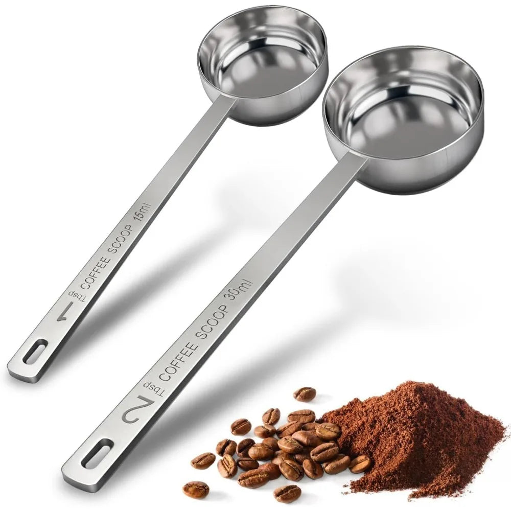 Stainless Steel Coffee Scoop & Measuring Spoon – Long Handle Coffee Measuring Scoop SPOT