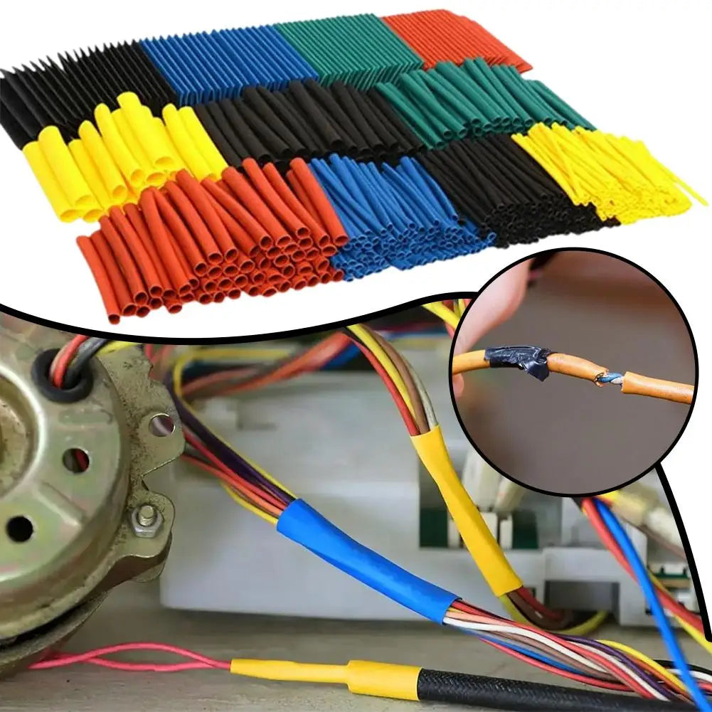 Heat Shrink Tubing Kit – Multicolor Wire Cable Sleeve 150–750 Pcs Heat Shrink Tubing Kit SPOT