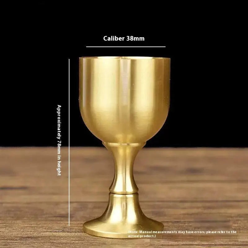 Brass Copper Wine Goblet – Mini Shot Glass & Decor Copper Wine Goblet SPOT L