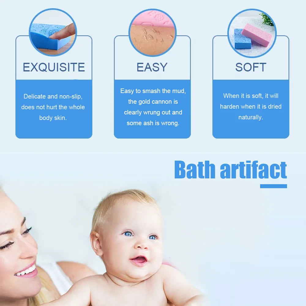 PVA Exfoliating Bath Sponge – Gentle Body Scrubber Exfoliating Bath Sponge SPOT