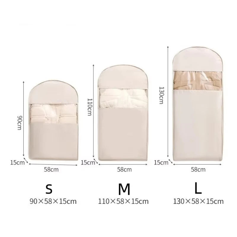Compression Clothes Storage Bag with Hanger – Space-Saving Clothing Storage Bag SPOT
