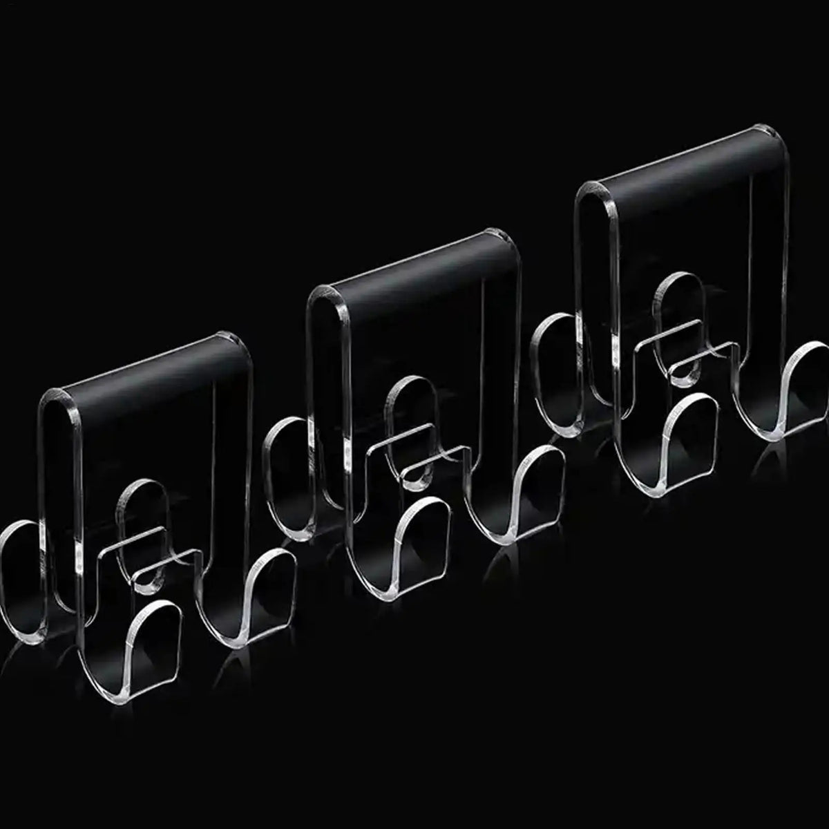 Acrylic Shower Door Hook – Tool-Free Over Glass Door Hanger Shower Door Hook SPOT