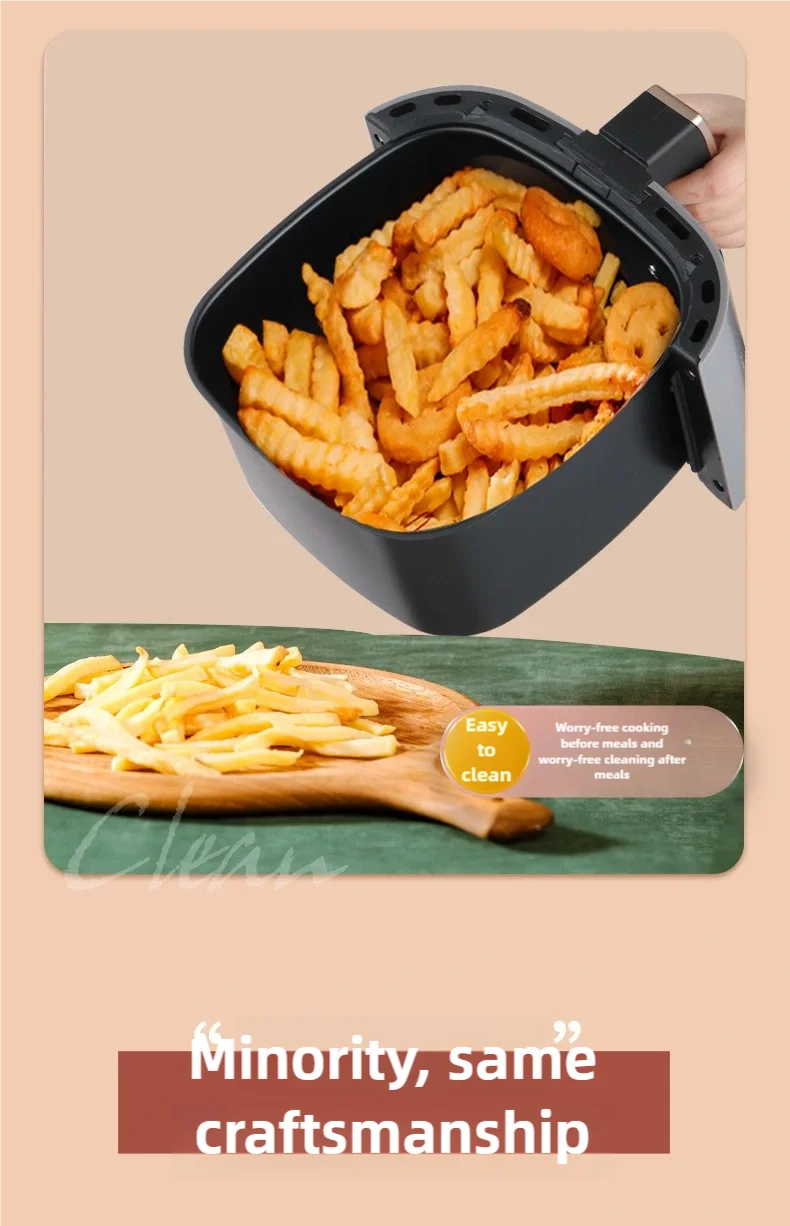 Royalstar 5L Digital Touch Screen Air Fryer – Overheat Protection Digital Air Fryer SPOT
