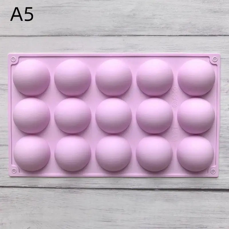 Silicone Hemisphere Mold 6/15/24 Cavity – Dome Baking Mold Silicone Baking Mold SPOT A5
