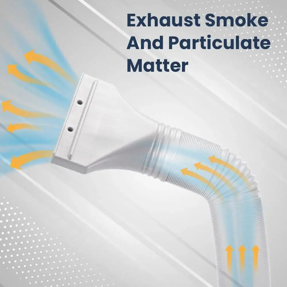 Flat Exhaust Hose Adapter – Portable AC Window Vent Connector Exhaust Hose Adapter SPOT