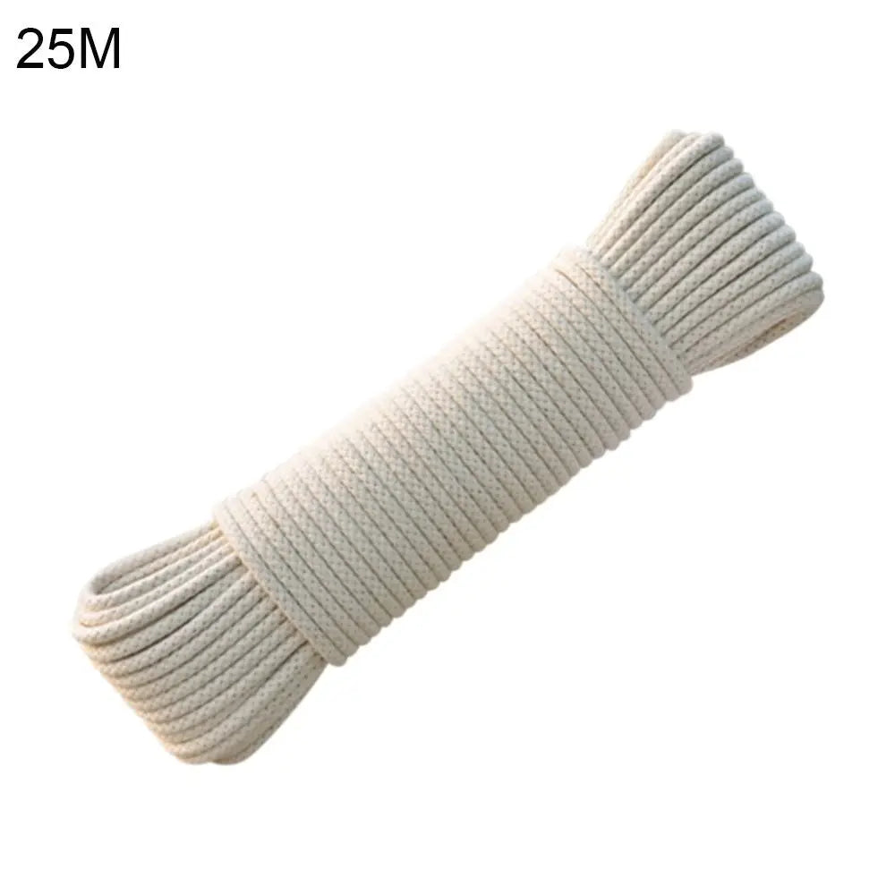 Reusable Cotton Clothesline Rope – Heavy Duty Outdoor Binding Cotton Clothesline Rope SPOT 25M