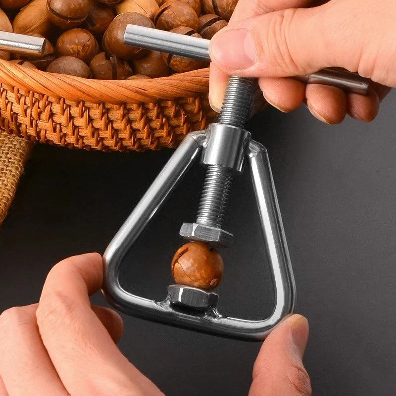 Stainless Steel Nut Cracker – Walnut & Macadamia Sheller Nut Cracker Tool SPOT Default Title