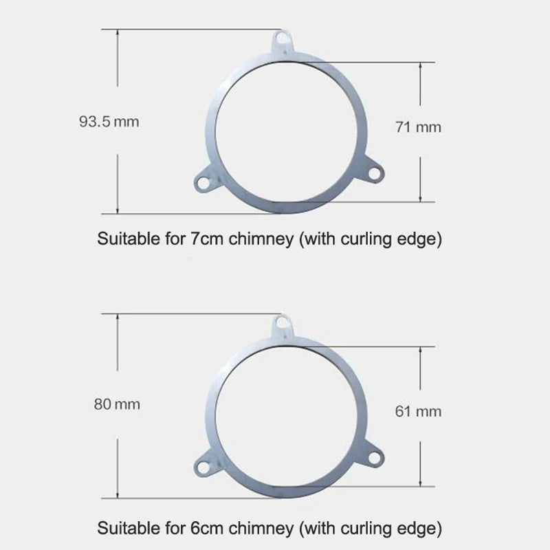 Camping Wood Stove Chimney Pipe Support Bracket – Windproof Stove Chimney Bracket SPOT