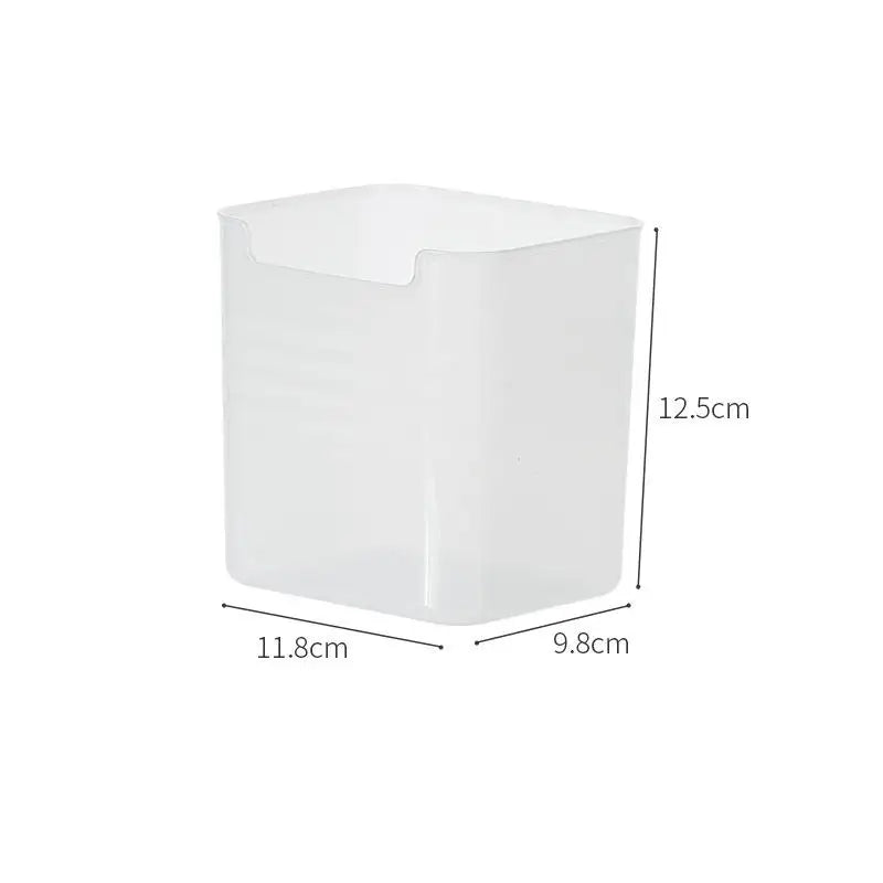 Food-Grade PP Fridge Side Door Storage Box | Clear Organizer Fridge Storage Box SPOT
