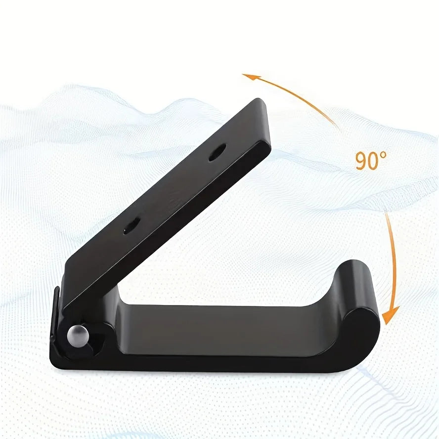 2-Pack Folding Wall Hooks – Aluminum Alloy Space-Saving Hangers Folding Wall Hook SPOT