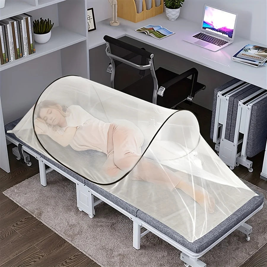Foldable Camping Mosquito Net – Lightweight, Breathable & Compact Camping Mosquito Net SPOT WHITE