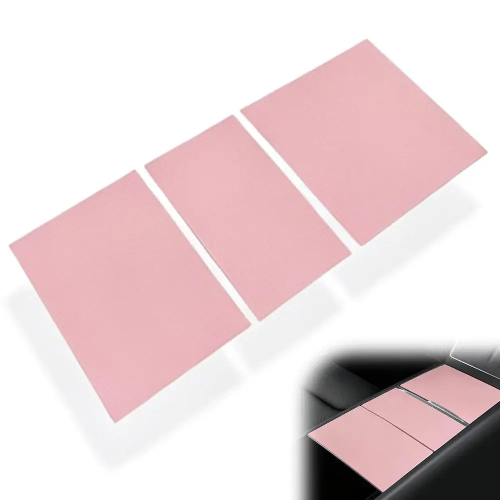 Silicone Console Pad for Tesla Model Y & Model 3 Highland Console Protector Pad SPOT Pink