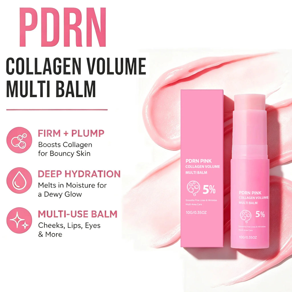 PDRN Pink Collagen Multi Balm Stick – Korean Hydrating Skincare Collagen Balm Stick SPOT