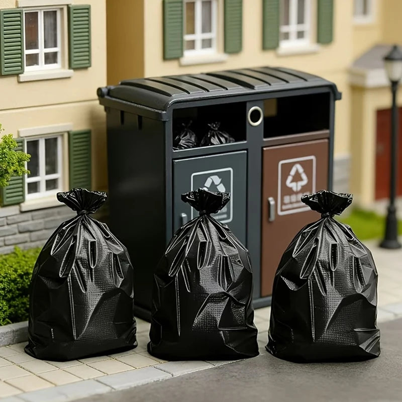 3-Pack Miniature Trash Bag Models – 3D Printed Dollhouse Decor Miniature Dollhouse Decor SPOT