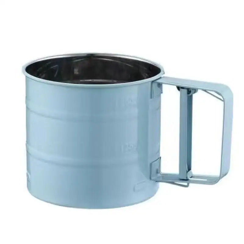 Semi-Automatic Flour Sifter – Double-Layer Mesh Baking Sieve Flour Sifter SPOT 4