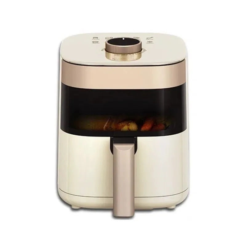 DUTRIEUX Large Capacity Air Fryer – Transparent Window Air Fryer SPOT White 4.5L-CN