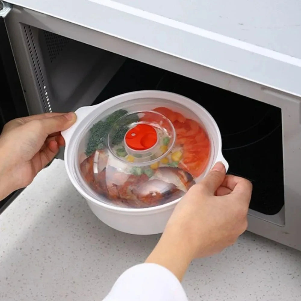 2.4L Microwavable Bowl with Vented Lid & Handles | Food Storage Food Storage Bowl SPOT