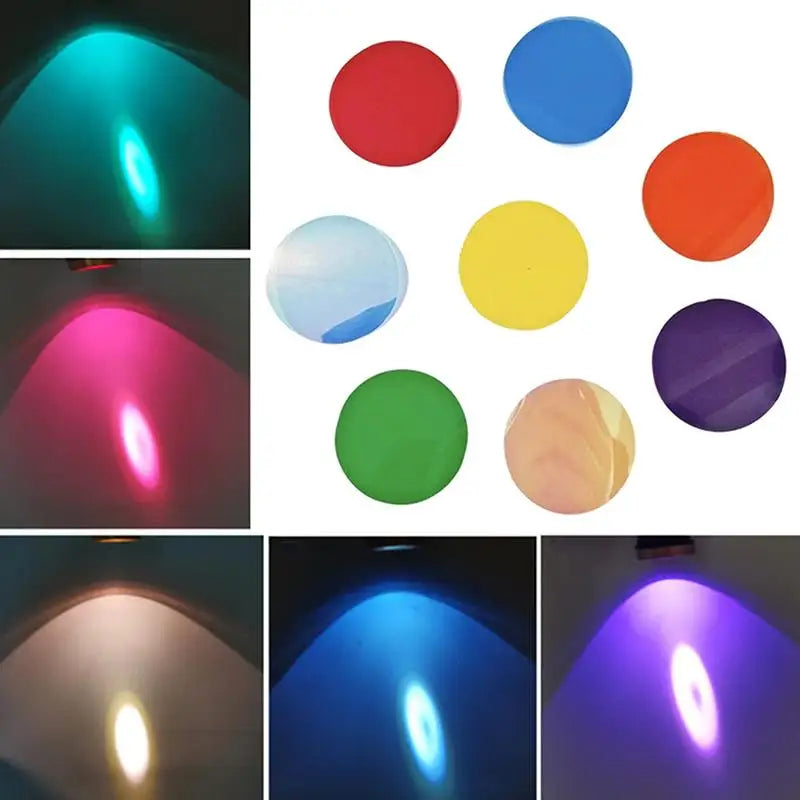 Self-Adhesive Color Film Lamp Stickers – Warm Ambiance 5/10pc Lamp Color Film SPOT