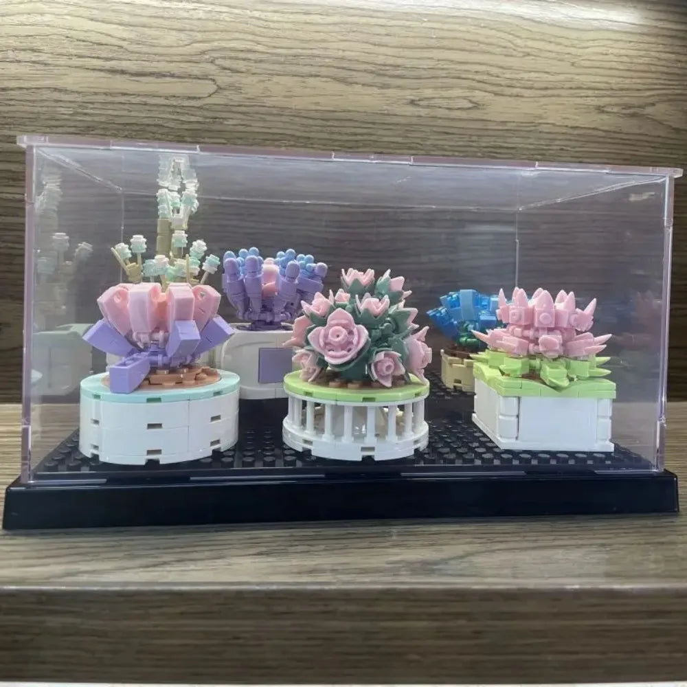 3-Tier Clear Acrylic Display Case for Figures & Models Acrylic Display Case SPOT