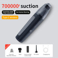Portable Handheld Vacuum – Wireless Type-C Car & Home Cleaner Handheld Vacuum SPOT Black