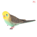 Realistic Parrot Bird Figurine – Miniature Resin Animal Model Bird Figurine Ornament SPOT 1