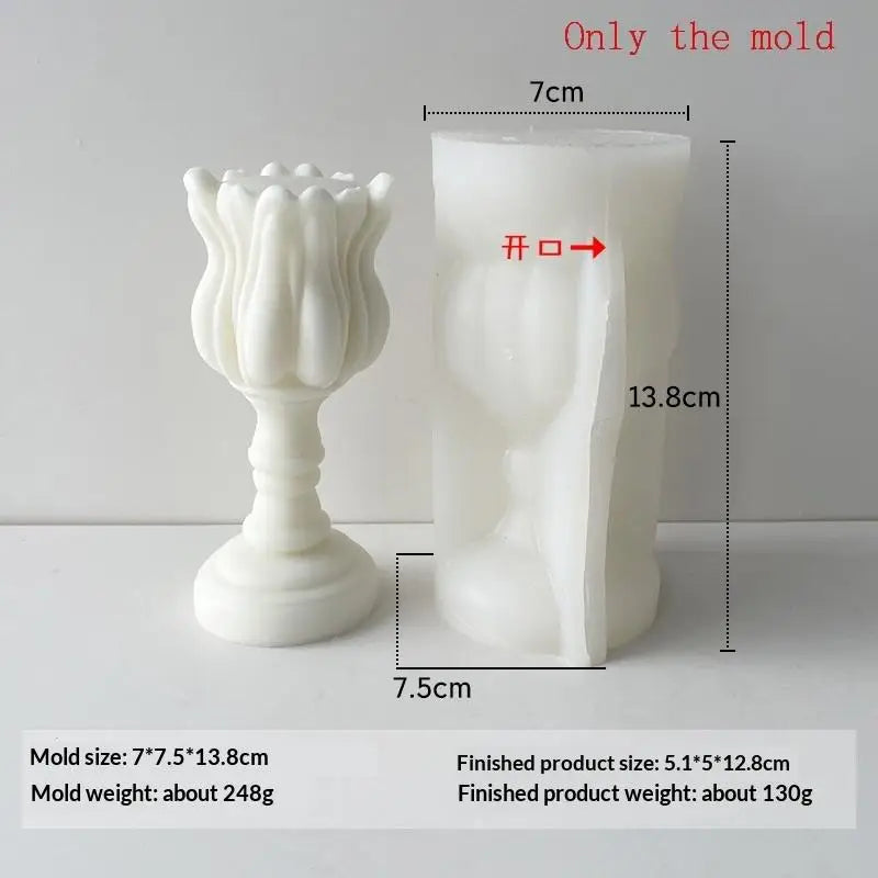 Tulip Silicone Mold – Candle, Resin, Soap & Chocolate Silicone Craft Mold SPOT A8