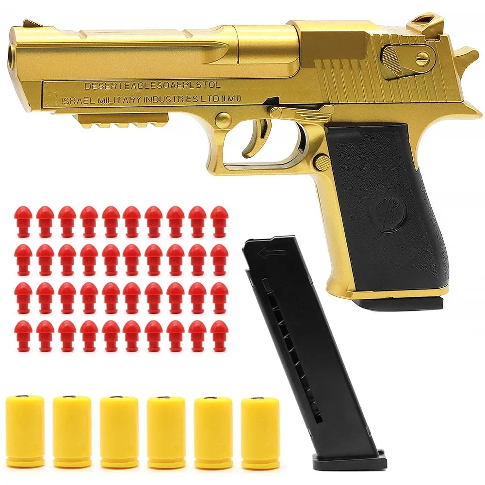 Desert Eagle Toy Gun – Shell Ejection Soft Bullet Pistol Soft Bullet Toy Gun SPOT