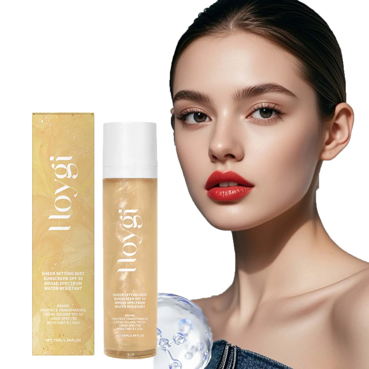 Hoygi SPF 50+ Makeup Setting Spray – Oil Control Face Mist Makeup Setting Spray SPOT
