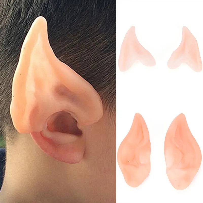 Elf Ears Cosplay – Soft Latex Fairy Pixie Ears for Costume Costume Ear Tips SPOT